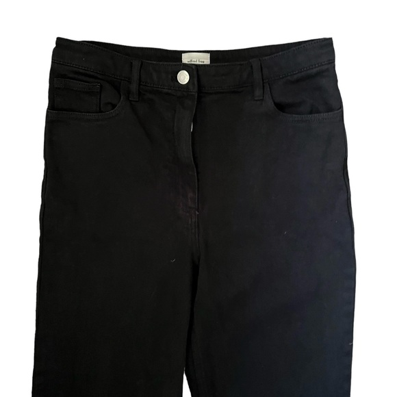 Wilfred Free The Melina High Rise Straight Leg Denim Pant Black Size 6 - Picture 5 of 13